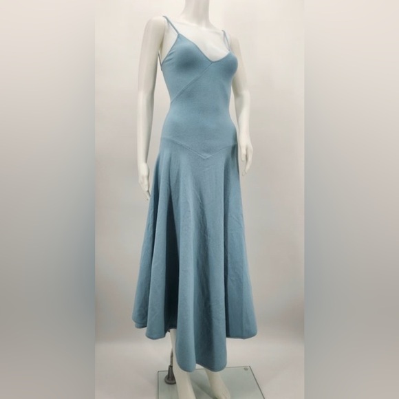 D2squared powder blue designer midi dress - Picture 3 of 7